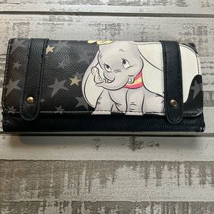 Disney loungefly Dumbo Tri fold wallet